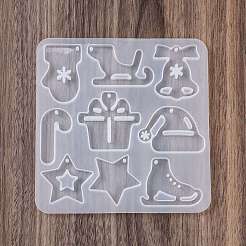 Weihnachtsanhänger DIY Silikonform&nbsp;DIY-K073-19E