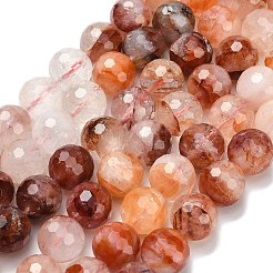 Natürliche rote Hämatoidquarz-/Eisenquarzperlenstränge der Güteklasse A&nbsp;G-L642-F03-12mm
