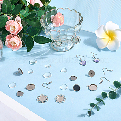 Kit fai da te per realizzare orecchini pendenti in acciaio inossidabile a forma di cuore&nbsp;DIY-SC0028-73