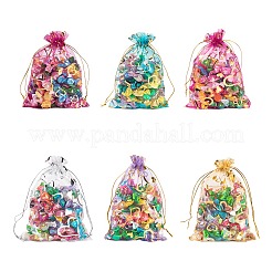 Herz gedruckt Organza Beutel&nbsp;OP-PH0001-11