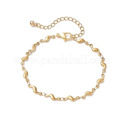 Bracelets à maillons en acier inoxydable 304&nbsp;BJEW-JB11496-01