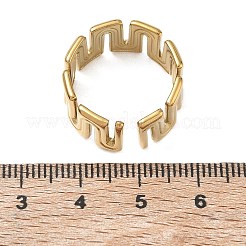 Anillos abiertos de acero inoxidable 304 para mujer&nbsp;SA-CBA5188-01G