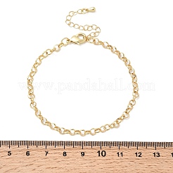 Gliederkettenarmband aus Messing für Damen&nbsp;BJEW-A065-08G