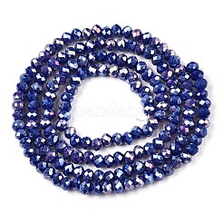 Chapelets de perles en verre électroplaqué&nbsp;LS-EGLA-A044-P2mm-B07