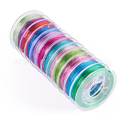 12 cordon métallique rond à 12 plis de 3 couleurs.&nbsp;MCOR-TAC001-03A