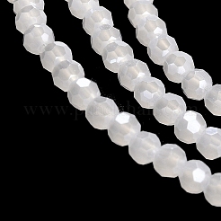 Abalorios de vidrio electroplate hebras&nbsp;X-EGLA-A035-J3mm-A05