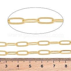 Büroklammerketten aus Messing&nbsp;KK-CBAC547-20G