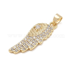Messing micro pave klare zirkonia anhänger&nbsp;CU-CBAFF5B-16G