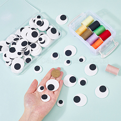 60 Paar Filz-Cabochons in 3 Stilen&nbsp;DIY-PH0033-22