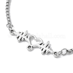 Verstellbare 304 Edelstahl-Armbänder mit Schieberkette&nbsp;BJEW-JB10218