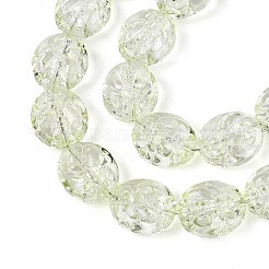 Peinture de cuisson perles de verre transparentes brins&nbsp;DGLA-N017-04I