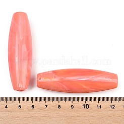 Perles européennes en acrylique opaque&nbsp;OACR-G064-08M