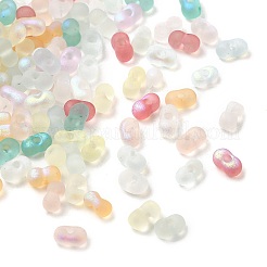 Perles de rocaille en verre dépoli&nbsp;SEED-NH0002-01G