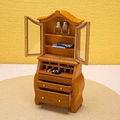 Ornements miniatures pour bibliothèque en bois&nbsp;PW-WG20F43-01