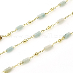Cadenas de abalorios amazonite naturales hechos a mano&nbsp;CHC-E021-01C