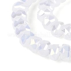 Chapelets de perles en verre d'imitation jade électrolytique&nbsp;EGLA-N022-05B-B01