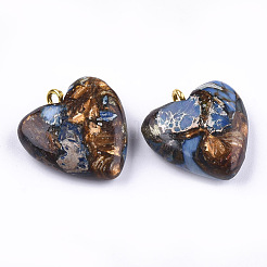 Montierte Anhänger aus Bronzit und kaiserlichem Jaspis&nbsp;X-G-T111-04G