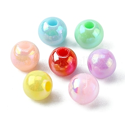 490 Stück 7 Stil undurchsichtige Acrylperlen&nbsp;MACR-YW0002-04