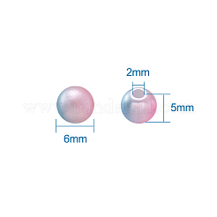 Perla d'imitazione plastica abs&nbsp;KY-TAC0002-A-01