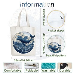 Borse tote in tela da donna&nbsp;ABAG-WH0056-002