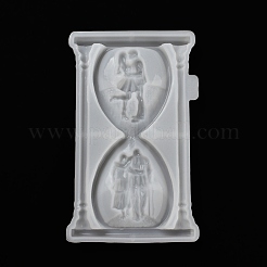 Valentinstag paar Sanduhr Form Display Dekoration DIY Silikon Statue Form&nbsp;LS-DIY-K072-03