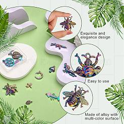 Kit per la creazione di collane con ciondolo color arcobaleno fai da te&nbsp;DIY-SZ0007-57