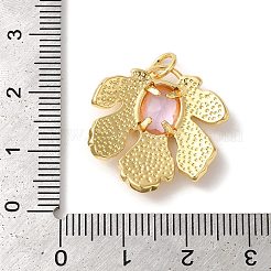 Pendenti in ottone placcato a cremagliera&nbsp;KK-U022-08C-01