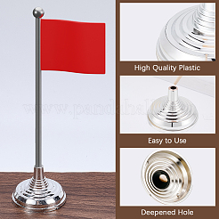 10 Stück 2-farbiger Flaggenhalter aus Kunststoff&nbsp;KY-CP0001-32