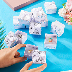 Bowknot Karton Papier Ring Geschenk Aufbewahrungsboxen&nbsp;CON-TAC0001-16D