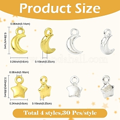 Ciondoli in lega 120 pz 4 stili styles&nbsp;FIND-YW0012-49