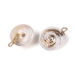 Galvanisierte natürliche Muschelanhänger&nbsp;BSHE-T015-13
