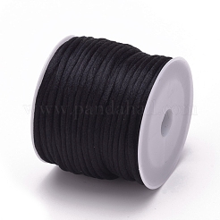 Cordons en nylon satiné à queue de rat&nbsp;X-NWIR-L006-1mm-02