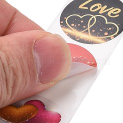 Valentinstag runde Papieraufkleber&nbsp;DIY-I107-03B