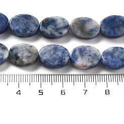 Natürliche blaue Fleck Jaspis Perlen Stränge&nbsp;G-P559-B26-01