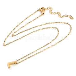 Collane pendenti in acciaio inossidabile placcato ionico (ip) 304&nbsp;NJEW-R050-01G-12