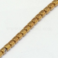 Galvanisieren unmagnetische synthetischen Hämatitkornen Stränge&nbsp;X-G-J163-3x3mm-04
