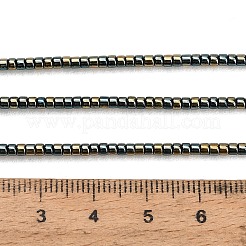 Chapelets de perles en verre électroplaqué&nbsp;GL-CBAA615-01B