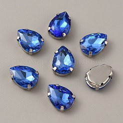 Tropfenförmiger Strass zum Aufnähen&nbsp;FIND-WH0128-86B-02