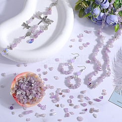 4 Strang natürliche Lavendel-Amethyst-Chip-Perlenstränge&nbsp;G-SC0002-65