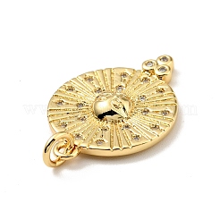 Pendentifs avec zircon cubiques à micro-pavés en laiton&nbsp;KK-G416-62G