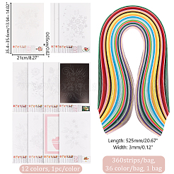 Blumen-/Vogelmuster Karton DIY Papier Quilling Werkzeuge Zeichnungen Musterkarten&nbsp;DIY-GA0006-36