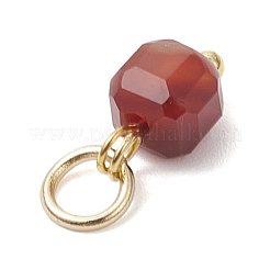 100 Stück 10 Stile Naturstein facettierte Würfel Charms&nbsp;PALLOY-JF04520-02