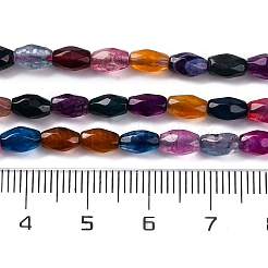 Chapelets de perles veines de dragon en agate naturelle&nbsp;G-G177-A03-01