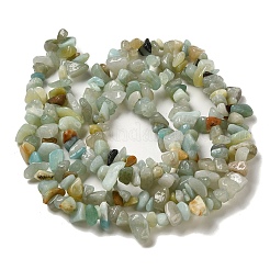 Brins de perles d'amazonite de fleurs naturelles&nbsp;G-M205-12-01