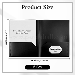 6 chemise de classement en plastique PP&nbsp;AJEW-CP0006-39B