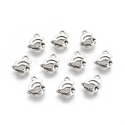 Tibetischer stil Aluminium Anhänger & Charms&nbsp;TIBEP-GC145-AS-NR