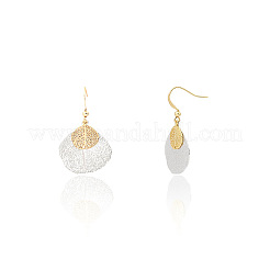 Orecchini pendenti in ottone bicolore&nbsp;WG3727D-01
