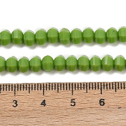 Opaken Glasperlen Stränge&nbsp;GLAA-G125-01C-04