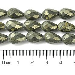 Natürliche Pyrit Perlen Stränge&nbsp;G-D067-J04