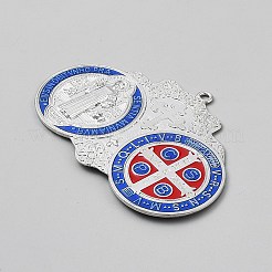 Große Anhänger aus tibetischer Legierung&nbsp;FIND-WH0173-334C-02